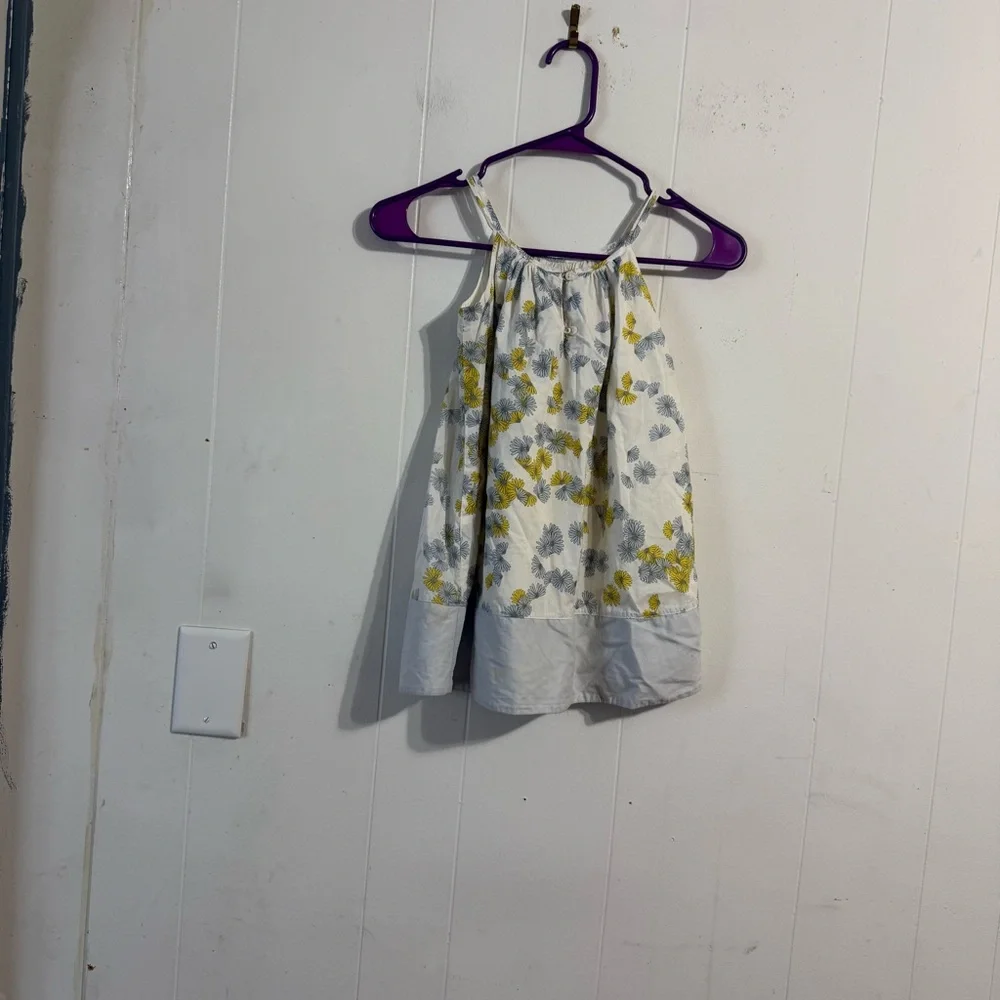 GAP Kids Casual Dress with Yellow and‎ Gray Floral